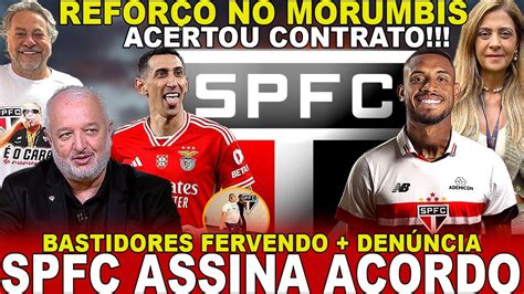 1 ACERTO SPFC ASSINA ACORDO REFORÇO ESTEVE NO MORUMBIS