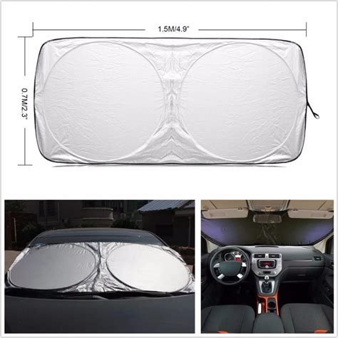 1pc 150 70cm Car Windshield Cover Window Solar Protection Front