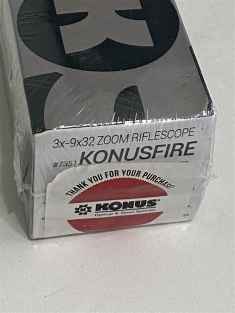 Konus Konusfire X Mm Black Matte Rifle Scope For Sale Online