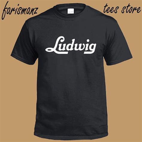 Buy Ludwig Drums Music Logo Mens Black T Shirt T Shirt Summer