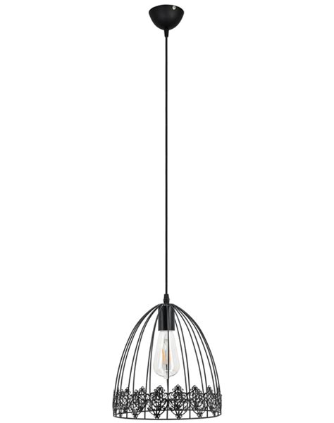 Lampa wisząca Klatka 6802 1 zwis 01 ELEM ELEM Lampy wiszące