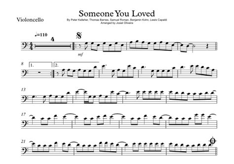 Someone You Loved Arr Josiel Oliveira By Lewis Capaldi Sheet Music