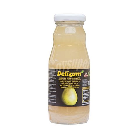 Delizum Delizum Zumo de pera ecológico delizum 200 ml