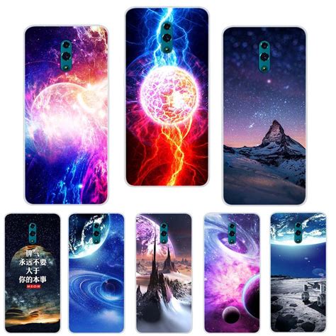 Buy For Oppo Reno Phone Case Silicone Carton Starry Sky Moon Painted