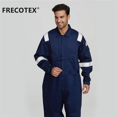 Wholesale Men Black Safety Fire Retardant Coverall Industrial Workwear