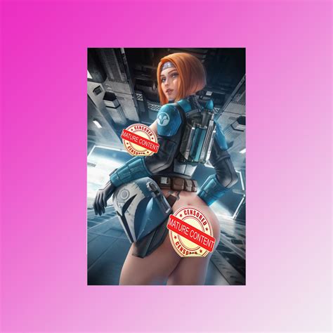 Bo Katan Ryze Mature Sexy Poster Waifu NSFW Ecchi Lewd Etsy UK