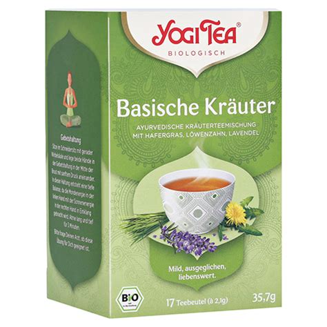 YOGI TEA Basische Kräuter Bio Filterbeutel 17x2 1 Gramm medpex