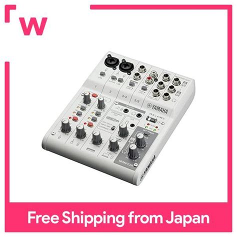 Yamaha Live Streaming Mixer Channel White Ag Mk W Lazada