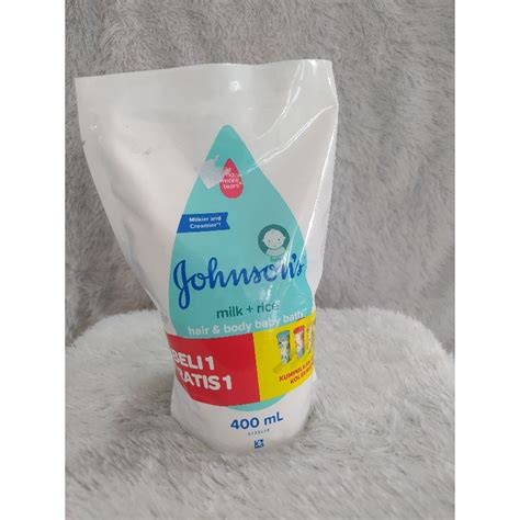 Jual Johnson S Baby Bath Milk N Rice Refill Free Tumbler Shopee Indonesia