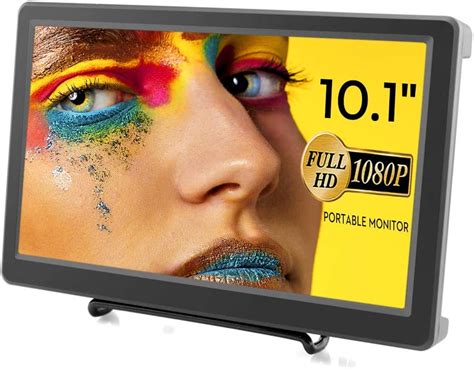 Elecrow Portable Monitor 10 1 Inch Small Monitor 1920x1080 Resolution Ips Screen With Hd And