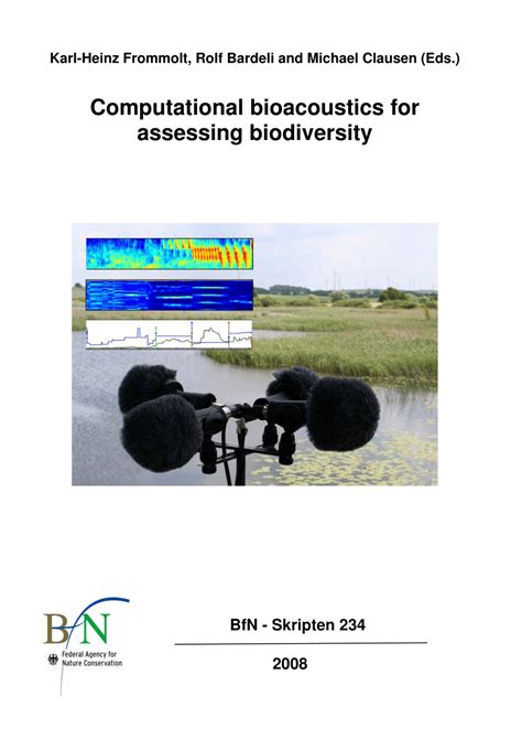 (PDF) Computational bioacoustics for assessing biodiversity