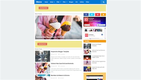 Work Template Blogger Responsive Seo Friendly Gratis