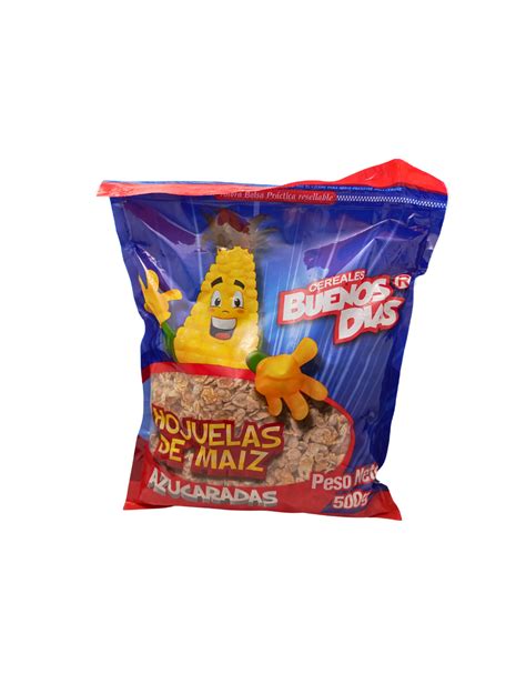 Cereales Buenos Días Hojuelas De Maíz Azucaradas 500 Gr