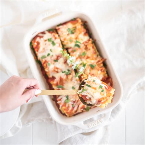 Vegan Spinach Lasagna Rollups [just Dinners Recipe Bank] Fraiche Table