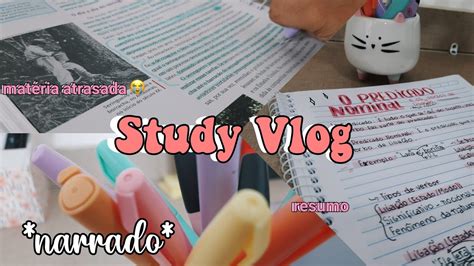 STUDY VLOG desacumulando matéria e atividades estudando para a