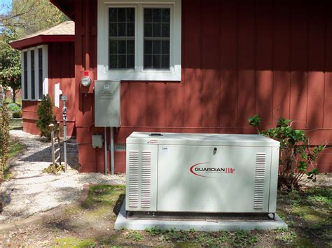 GE generator on a home for power outages | NNG Automatic Standby Generators