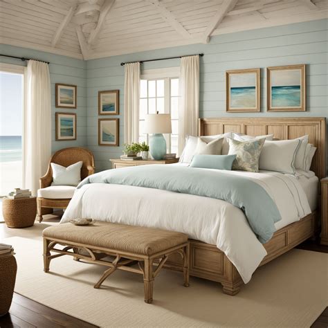 Create a luxury bedroom with a serene beach house theme by Leyla ...