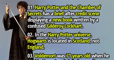 25 Magical Facts About Harry Potter Books And Movies Fact Republic