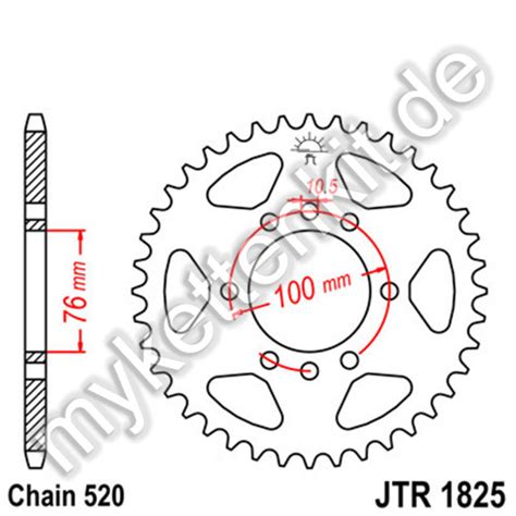 Mykettenkit De Stahl Kettenrad JTR1825 Von JT Sprockets DID