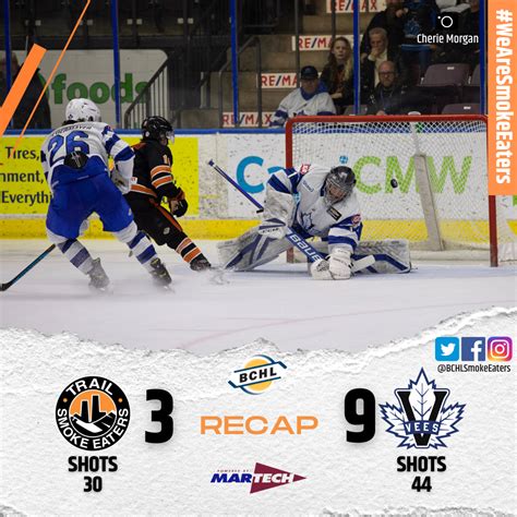 RECAP Smoke Eaters Shutdown By Vees Trail Smoke Eaters