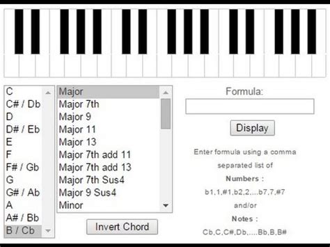 Piano Chord Finder App Chord Walls