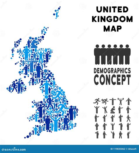 人口统计学英国地图 向量例证 插画 包括有 非典型 地产 刺毛 社区 国家 英国 项目 抽象 119835062