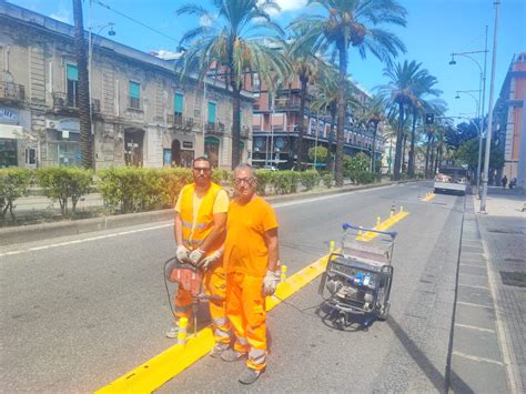 Pista Ciclabile In Centro Ecco I Cordoli Anche Sul Viale San Martino