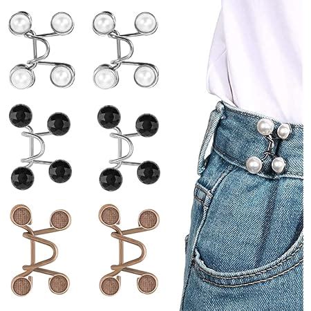 Detachable Buttons For Jeans Sets Adjustable Waist Buckle Extender