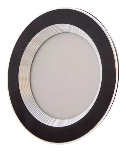 Lámpara plafón led de techo Mundo Lucido TD18NE color negro 110V