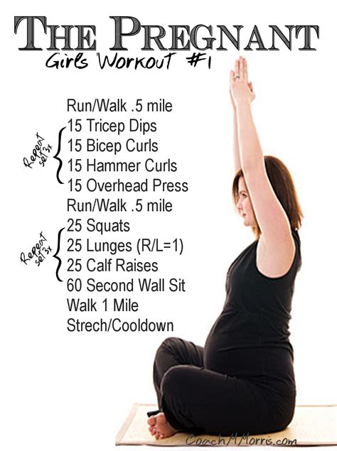 √ First Trimester Workout Plan