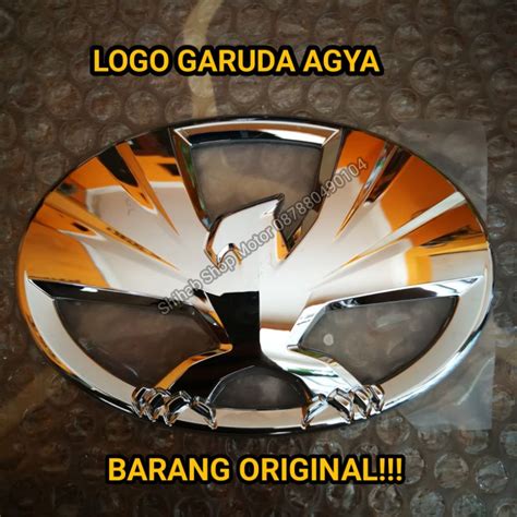 Jual Emblem Logo Garuda AGYA 15x10 1cm ORIGINAL Shopee Indonesia