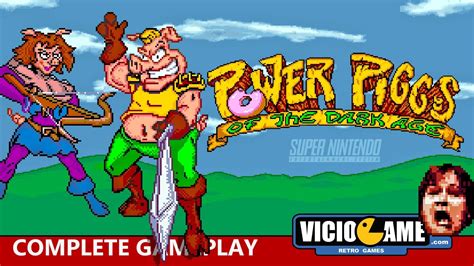 🎮 Power Piggs Of The Dark Age Super Nintendo Complete Gameplay Youtube