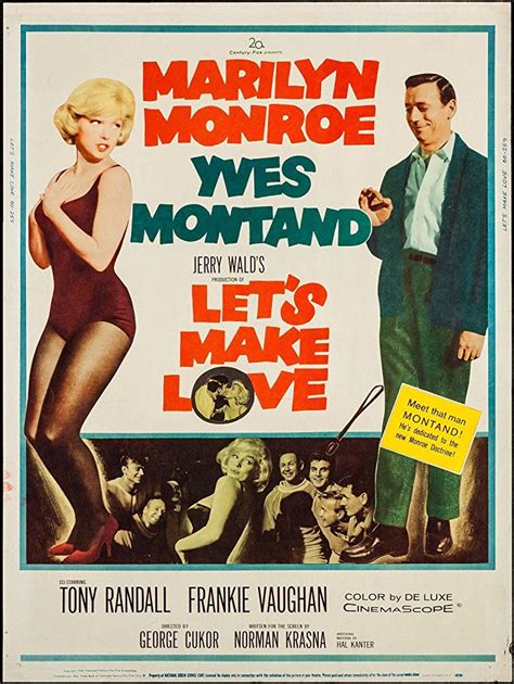 Marilyn Monroe And Yves Montand In Lets Make Love 1960 Lets Make