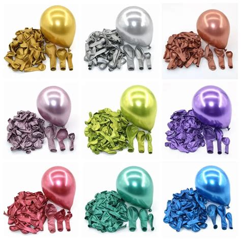 100 10pcs 5 10 12 18 36 Zoll Chrom Metall Ballon Hochzeits Ballons