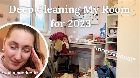 Deep Cleaning My Room For 2023 Decluttering Motivating You What I