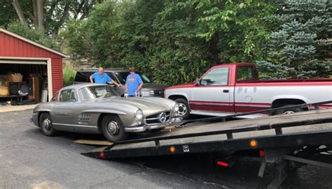 Incredible Garage Find 1955 Mercedes 300sl Gullwing Barn Finds