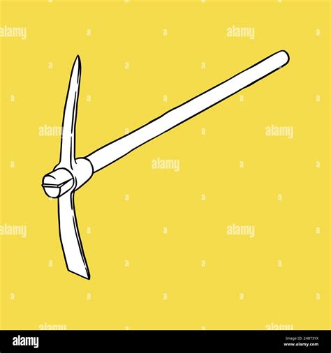 Pickaxe, Pickaxe icon, sketch and vintage style Stock Vector Image & Art - Alamy