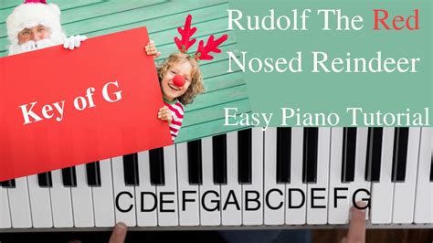 Rudolph The Red Nosed Reindeer Robert L May Key Of G Easy Piano