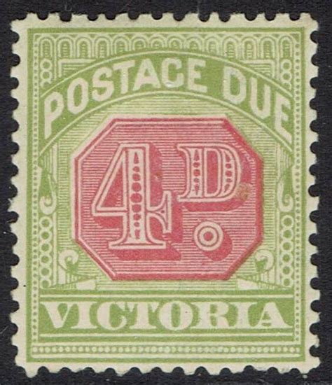 Victoria Postage Due D Wmk Crown A Ebay