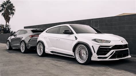 Nardo Gray Or White Lambo Urus On Rdbs That Is The Forged Cf Widebody Question Autoevolution