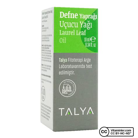 Talya Defne Yaprağı Uçucu Yağı 10 mL Vitaminler