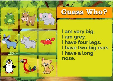 Animal Riddles | Guess the animal Game | Boom Cards | Distance learning ...