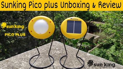 Sunking Pico Plus Unboxing Review Best Affordable Solar Light For