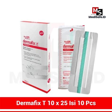 Jual Dermafix T 10 X 25 Cm Cm Plester Luka Onemed Isi 10 Box Shopee