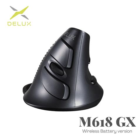 Delux Rat N Ptico Vertical M618 GX Perif Rico Inal Mbrico Ergon Mico 6