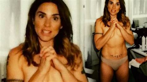 Mel C Goes Topless As She Poses In Nothing But Her Knickers For Risqu