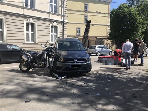 Wypadek motocyklisty w Bielsku Białej Do zdarzenia doszło na ul