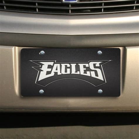 Philadelphia Eagles Glitter License Plate - Black