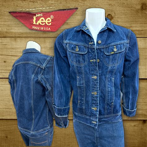 Original 1970s Vintage Lee Riders Sanforized Denim Tr Gem