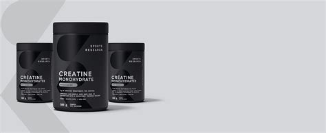 Sports Research Creatine Monohydrate Gain Lean Muscle Improve Performance And Strength And